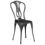 Bistro-Tisch und Stühle, 3-teilig, aus schwarzem Gusseisen. von vidaXL, Gartensets - Ref: Foro24-317754, Preis: 180,19 €, Rab...