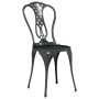 Mesa y sillas de bistró 3 piezas aluminio fundido negro by vidaXL, Garden sets - Ref: Foro24-317754, Price: 197,69 €, Discoun...