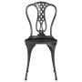 Bistro-Tisch und Stühle, 3-teilig, aus schwarzem Gusseisen. von vidaXL, Gartensets - Ref: Foro24-317754, Preis: 180,19 €, Rab...