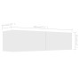Weißer TV-Schrank aus Holzwerkstoff, 120 x 30 x 30 cm von vidaXL, TV-Möbel - Ref: Foro24-801490, Preis: 74,37 €, Rabatt: %