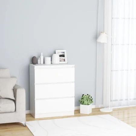 Weißes Sperrholz-Sideboard 60x35x76 cm von vidaXL, Sideboards - Ref: Foro24-801382, Preis: 69,70 €, Rabatt: %