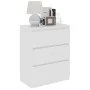 Weißes Sperrholz-Sideboard 60x35x76 cm von vidaXL, Sideboards - Ref: Foro24-801382, Preis: 69,70 €, Rabatt: %