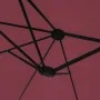 Double umbrella with burgundy red LED lights 449x245 cm by vidaXL, Umbrellas - Ref: Foro24-362957, Price: 208,18 €, Discount: %