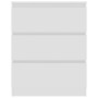 Weißes Sperrholz-Sideboard 60x35x76 cm von vidaXL, Sideboards - Ref: Foro24-801382, Preis: 72,43 €, Rabatt: %