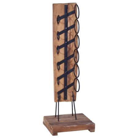 Wine rack for 6 bottles solid oak wood 35x35x100 cm by vidaXL, Wine racks - Ref: Foro24-288809, Price: 131,83 €, Discount: %
