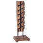 Botellero para 6 botellas madera maciza de roble 35x35x100 cm de vidaXL, Botelleros - Ref: Foro24-288809, Precio: 131,74 €, D...