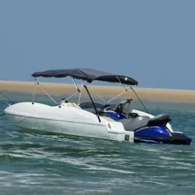 3-Bogen-Bimini-Top mit Mesh-Seitenwänden von vidaXL, Aufbewahrungsabdeckungen für Boote - Ref: Foro24-94844, Preis: 156,22 €,...