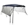 3-Bogen-Bimini-Top mit Mesh-Seitenwänden von vidaXL, Aufbewahrungsabdeckungen für Boote - Ref: Foro24-94844, Preis: 156,22 €,...