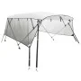 4-arch bimini top with mesh side walls by vidaXL, Boat storage covers - Ref: Foro24-94852, Price: 198,59 €, Discount: %