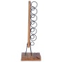 Botellero para 6 botellas madera maciza de roble 35x35x100 cm de vidaXL, Botelleros - Ref: Foro24-288809, Precio: 131,74 €, D...