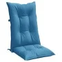 Cojines silla respaldo alto 6 uds tela azul melange 120x50x7 cm de vidaXL, Cojines para sillas y sofás - Ref: Foro24-4002360,...