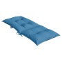 Cojines silla respaldo alto 6 uds tela azul melange 120x50x7 cm de vidaXL, Cojines para sillas y sofás - Ref: Foro24-4002360,...
