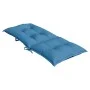Cojines silla respaldo alto 6 uds tela azul melange 120x50x7 cm de vidaXL, Cojines para sillas y sofás - Ref: Foro24-4002360,...