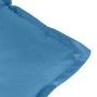 Cojines silla respaldo alto 6 uds tela azul melange 120x50x7 cm de vidaXL, Cojines para sillas y sofás - Ref: Foro24-4002360,...