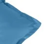 Cojines silla respaldo alto 6 uds tela azul melange 120x50x7 cm de vidaXL, Cojines para sillas y sofás - Ref: Foro24-4002360,...