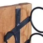 Wine rack for 6 bottles solid oak wood 35x35x100 cm by vidaXL, Wine racks - Ref: Foro24-288809, Price: 131,83 €, Discount: %