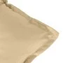 Low back chair cushions 2 units beige melange fabric 100x50x7 cm by vidaXL, Cushions for chairs and sofas - Ref: Foro24-40023...