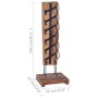 Weinregal für 6 Flaschen aus massivem Eichenholz 35x35x100 cm von vidaXL, Weinregale - Ref: Foro24-288809, Preis: 131,83 €, R...