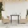 Garden recliners with beige cushions 2 pcs PE rattan by vidaXL, Garden chairs - Ref: Foro24-365648, Price: 217,32 €, Discount: %