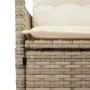 Garden recliners with beige cushions 2 pcs PE rattan by vidaXL, Garden chairs - Ref: Foro24-365648, Price: 238,50 €, Discount: %