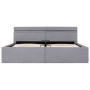 Cama hidráulica con almacenaje y LED tela gris claro 180x200cm de vidaXL, Camas y somieres - Ref: Foro24-285611, Precio: 364,...