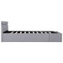 Cama hidráulica con almacenaje y LED tela gris claro 180x200cm de vidaXL, Camas y somieres - Ref: Foro24-285611, Precio: 364,...