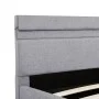 Hydraulic bed with storage and LED light gray fabric 180x200cm by vidaXL, Beds and slatted bases - Ref: Foro24-285611, Price:...