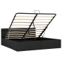 Cama hidráulica con almacenaje y LED tela gris oscuro 180x200cm de vidaXL, Camas y somieres - Ref: Foro24-285605, Precio: 335...