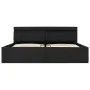 Cama hidráulica con almacenaje y LED tela gris oscuro 180x200cm de vidaXL, Camas y somieres - Ref: Foro24-285605, Precio: 354...