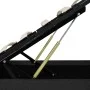 Hydraulisches Bett mit Stauraum und dunkelgrauem LED-Stoff, 180 x 200 cm von vidaXL, Betten und Lattenroste - Ref: Foro24-285...
