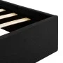 Hydraulisches Bett mit Stauraum und dunkelgrauem LED-Stoff, 180 x 200 cm von vidaXL, Betten und Lattenroste - Ref: Foro24-285...