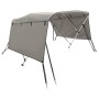 Bimini-Top 4 Bögen mit Seitenwänden 243x(230-244)x137 cm von vidaXL, Aufbewahrungsabdeckungen für Boote - Ref: Foro24-94837, ...