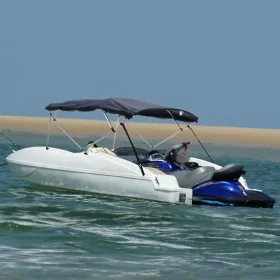 3-Bogen-Bimini-Top mit Mesh-Seitenwänden von vidaXL, Aufbewahrungsabdeckungen für Boote - Ref: Foro24-94842, Preis: 183,52 €,...