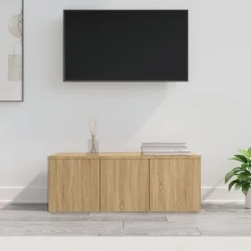 TV-Schrank aus eichenfarbenem Sperrholz, 80 x 34 x 30 cm von vidaXL, TV-Möbel - Ref: Foro24-801862, Preis: 53,58 €, Rabatt: %