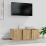 TV-Schrank aus eichenfarbenem Sperrholz, 80 x 34 x 30 cm von vidaXL, TV-Möbel - Ref: Foro24-801862, Preis: 53,58 €, Rabatt: %