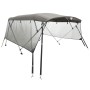 4-Bogen-Bimini-Top mit Mesh-Seitenwänden von vidaXL, Aufbewahrungsabdeckungen für Boote - Ref: Foro24-94861, Preis: 261,81 €,...