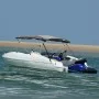3-Bogen-Bimini-Top mit Mesh-Seitenwänden von vidaXL, Aufbewahrungsabdeckungen für Boote - Ref: Foro24-94849, Preis: 194,08 €,...