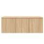 Mueble de TV madera contrachapada color roble 80x34x30 cm de vidaXL, Muebles TV - Ref: Foro24-801862, Precio: 57,62 €, Descue...