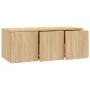 TV-Schrank aus eichenfarbenem Sperrholz, 80 x 34 x 30 cm von vidaXL, TV-Möbel - Ref: Foro24-801862, Preis: 53,58 €, Rabatt: %