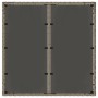 Gartentisch Glasoberfläche PE Rattan grau 90x90x75 cm von vidaXL, Gartentische - Ref: Foro24-365588, Preis: 109,83 €, Rabatt: %