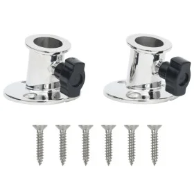 Runder Bimini-Sockel für 26-mm-Rohr, 2 Stück, Edelstahl von vidaXL, Bootszubehör und -teile - Ref: Foro24-94868, Preis: 30,70...