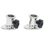 Runder Bimini-Sockel für 26-mm-Rohr, 2 Stück, Edelstahl von vidaXL, Bootszubehör und -teile - Ref: Foro24-94868, Preis: 28,65...