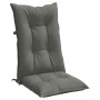 Cojines para silla respaldo alto 6 uds tela gris oscuro melange de vidaXL, Cojines para sillas y sofás - Ref: Foro24-4002351,...