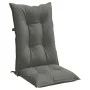 Kissen für Hochlehner, 6 Stück, dunkelgrauer Melange-Stoff von vidaXL, Kissen für Stühle und Sofas - Ref: Foro24-4002351, Pre...