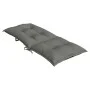 High back chair cushions 6 pcs dark gray melange fabric by vidaXL, Cushions for chairs and sofas - Ref: Foro24-4002351, Price...