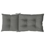 High back chair cushions 6 pcs dark gray melange fabric by vidaXL, Cushions for chairs and sofas - Ref: Foro24-4002351, Price...