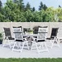Cojines silla respaldo alto 6 uds tela gris antracita melange de vidaXL, Cojines para sillas y sofás - Ref: Foro24-4002345, P...