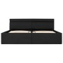 Cama hidráulica con almacenaje y LED tela gris oscuro 160x200cm de vidaXL, Camas y somieres - Ref: Foro24-285604, Precio: 324...
