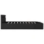 Hydraulisches Bett mit Stauraum und dunkelgrauem LED-Stoff, 160 x 200 cm von vidaXL, Betten und Lattenroste - Ref: Foro24-285...