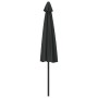 Semicircular balcony umbrella with black aluminum pole 300x155x223cm by vidaXL, Umbrellas - Ref: Foro24-312504, Price: 69,07 ...